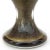 Murano Barbini Murano Vintage Black Gold Flecks Italian Art Glass 1950s Mid Century Desk Flower Vase For Sale - Image 4 of 6