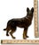 Excellent Vintage Hubley Manufacturing Co Usa Cast Iron German Shepherd Dog Doorstop - Circa 1930s For Sale - Image 17 of 18