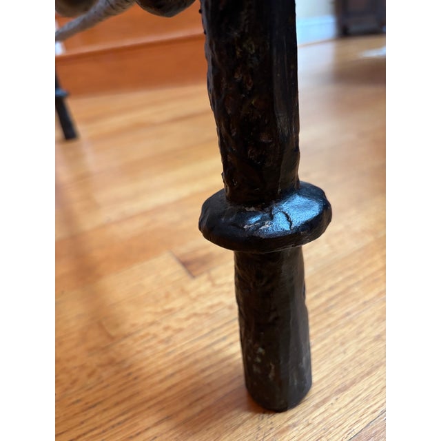 Early 20th Century 1980s Brutalist Cast Aluminum Coffee Table in the Manner of Diego Giacometti For Sale - Image 5 of 15
