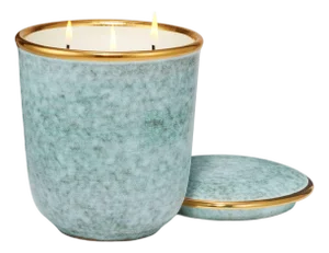 AERIN Blue Savoy Candle, Orange Blossom, 25 oz