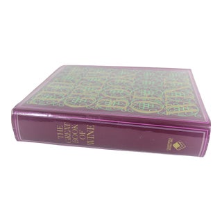 Vintage the Great Book of Wine Coffee Table Book For Sale