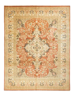 Mogul Collection Hand-Knotted Area Rug - Brown 8' 1" x 10' 1"