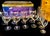 Glass 1980s Bohemian Crystal With 24k Gold Trim Stemware Set - Set of 13 For Sale - Image 7 of 12