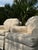 Mid-Century Modern Pair of Vintage Ethan Allen White Damask Upholstered Accent Chairs For Sale - Image 3 of 8
