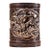 1970s Carved Dragon Brush Pot, Relief Dragon Pearl Design For Sale