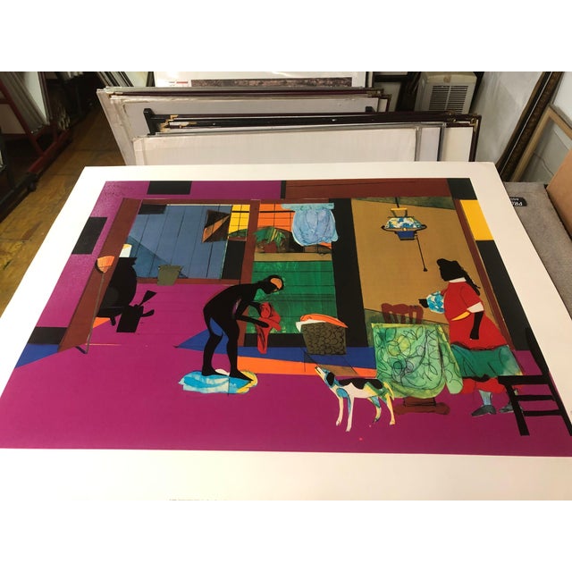Romare Bearden Mecklenburg Morning: Sunrise for China Lamp, 1993 For Sale - Image 9 of 12