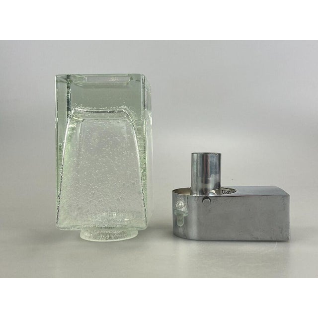 Glass Space Age Wall Lamp from Limburg, 1970s For Sale - Image 7 of 18