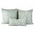 2020s Jan Showers for Kravet Lynx Dot in Ciel Pillow Cover - Rectangle Lumbar - Light Blue With Cream Animal Spot Linen Print Cushion Case For Sale - Image 5 of 5