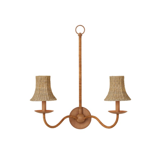 Currey & Company Currey & Company Bell Natural Chandelier Shade For Sale - Image 4 of 8