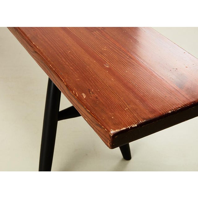 Early Pirkka Bench by Ilmari Tapiovaara for Laukaan Puu Finland, 1950s For Sale - Image 9 of 10