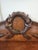 Vintage Carved Wood Furniture Pediment Crest, French Style Architectural Applique, Ornate Laurel Wreath Furniture Topper Decor For Sale - Image 4 of 12