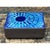 Vintage Ceramic Trinket Box With Blue Enameled Lid For Sale - Image 9 of 12