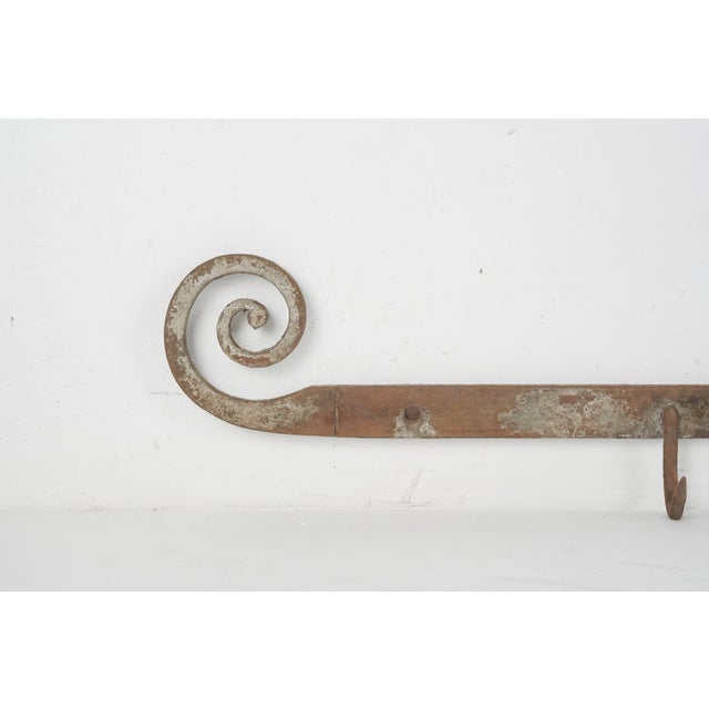 Antique Industrial Butcher's Meat Hook Rack For Sale - Image 4 of 10