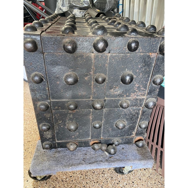 Antique Riveted Iron Safe - Sandwich, IL Antique Fair Find Genuine antique riveted iron safe, sourced from the Sandwich,...
