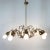 Metal Large 8-Armed Chandelier from Lobmeyr, 1950s For Sale - Image 7 of 13