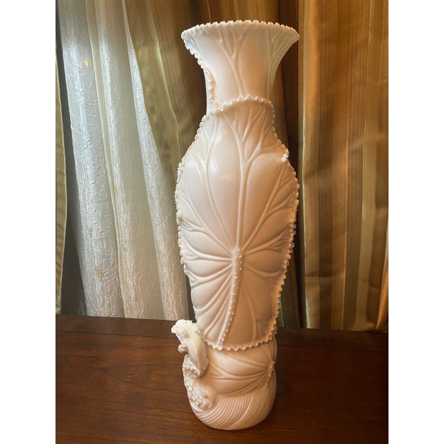 1970s Vintage Chinese Porcelain Blanc De Chine Dragon Vases For Sale - Image 5 of 9