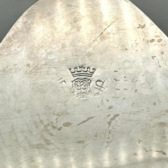 Vintage Silverplated Large Shell Shapped Platter Bowl, Marked For Sale In Houston - Image 6 of 6