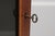 Brown Antique Edwardian 2 Drawer Inlaid Mahogany Curio Cabinet For Sale - Image 8 of 16