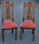 Mid 20th Century Set 4 Mid 20th C. Jacobean Style Carved and Barley Twist Oak Upholstered Chairs For Sale - Image 5 of 13
