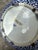 Vintage Maitland Smith Blue and White Porcelain Bowl Chinoiserie Floral Large Decorative Singing Bowl For Sale - Image 10 of 12