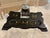 Antique 19th Century Black Lacquer Chinoiserie Inkstand With Cut Glass Inkwell ORIGIN: Thought to be England CIRCA: 19th...