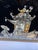 Early 20th Century Antique English Chinoiserie Tinsel Painting For Sale - Image 5 of 7