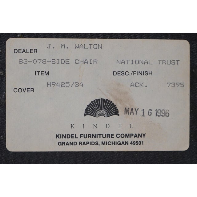 Kindel National Trust Mahogany Side Chair For Sale - Image 11 of 12