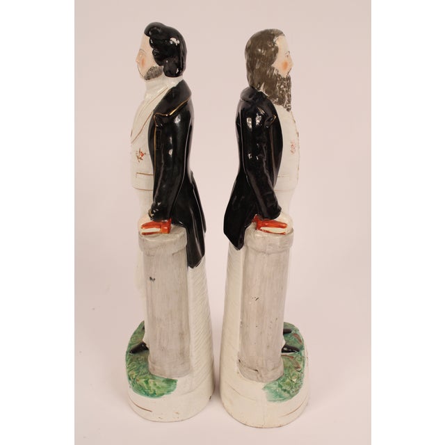 Pair of Staffordshire Figures of Sankey and Moody For Sale In Los Angeles - Image 6 of 11