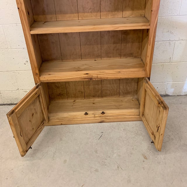 Rustic Pine Bookshelf Made in Mexico Chairish
