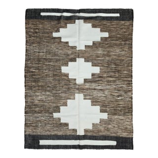 Moroccan Flatwoven Berber Rug - 9.1 X 6.7 Ft For Sale