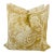 Pair of Rustic European Linen Decor Pillows Gryphon Print For Sale