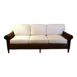 Vintage Drexel Sofa Upholstered in a Combination of Fabrics