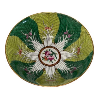 Vintage 10" Bok Choy / Famille Verte Bowl for Lord and Taylor For Sale