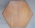 Wood Circa 1970 Mid-Century Modern Hexagonal Walnut Side Table With Large Cabinet For Sale - Image 7 of 9