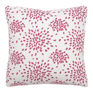 The House of Scalamandré Fireworks Pillow, Cupcake Pink For Sale