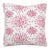 The House of Scalamandré Fireworks Pillow, Cupcake Pink For Sale