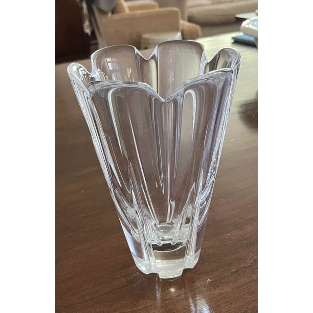 Crystal Vase by Orrefors of Sweden For Sale In Oklahoma City - Image 6 of 6