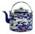 Antique Chinese Qing Blue and White Porcelain Teapot With Imperial Dragon & Could Design, 19th Century For Sale
