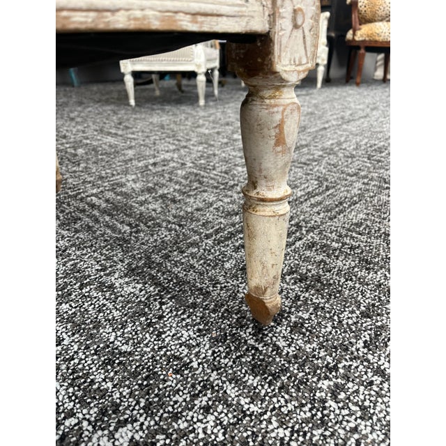 Distressed Painted White Chairs - a Pair For Sale In Tampa - Image 6 of 9