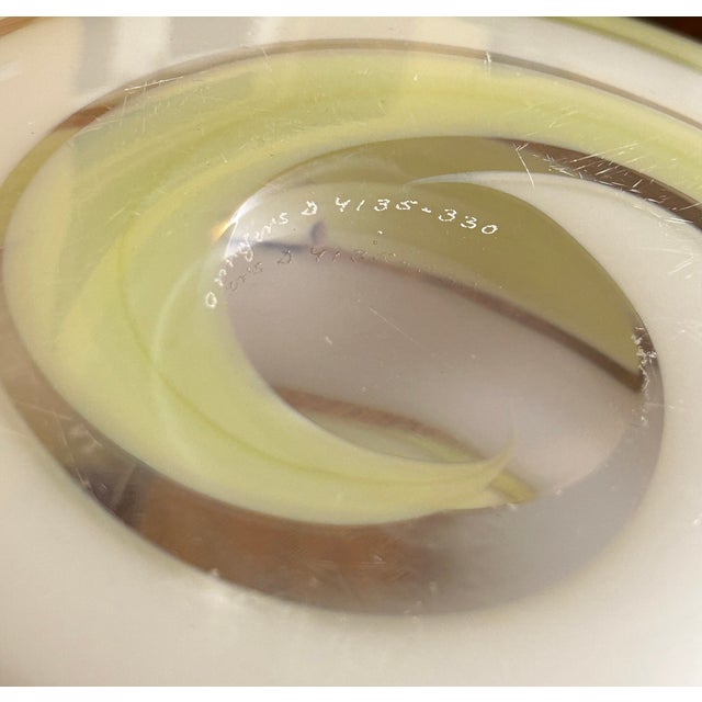 1950s Swedish Art Glass Model 4135-330 Vase by Vicke Lindstrand for Orrefors, 1950s For Sale - Image 5 of 7