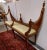 Brown Early 1900s Old English Hepplewhite Style Walnut Courting Bench For Sale - Image 8 of 11