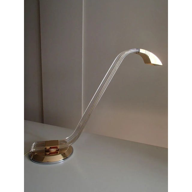 Brass & Chrome Table Lamps, 1990s, Set of 2 For Sale - Image 15 of 18