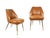 Set of Campanula Armchairs in Brown Leather and Brass by Carlo Pagani for Arflex, 1952 For Sale - Image 12 of 12