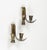 Mid-Century Modern Mid-Century Sconces in Brass and Glass in the style of Gio Ponti, Italy, 1950s For Sale - Image 3 of 17