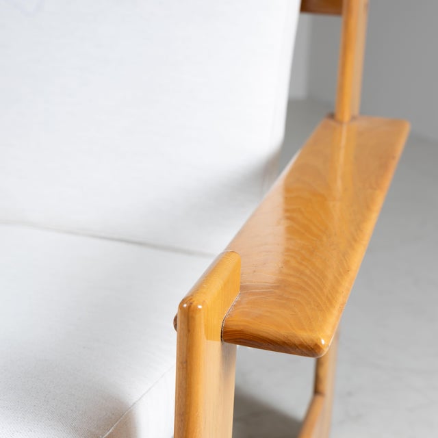 1960s Wooden Sofa and Armchairs, 1960, Set of 3 For Sale - Image 5 of 18