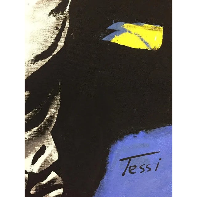 Tessi, Steve McQueen, Mixed Media on Canvas For Sale - Image 3 of 4