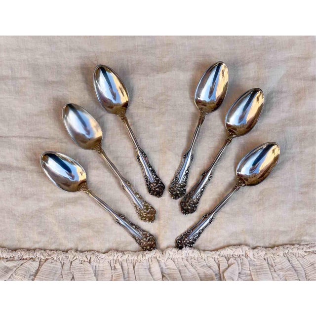 Berwick Dessert Spoons from WM. Rogers & Son, 1904, Set of 6 For Sale - Image 9 of 9