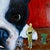 Realism Framed Boston Terrier Dog Portrait With Star Wars Figurines Oil Painting For Sale - Image 3 of 11
