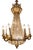 French Belle Époque Beaded Chandelier in Gilt Bronze and Crystal, 1890 For Sale - Image 3 of 5