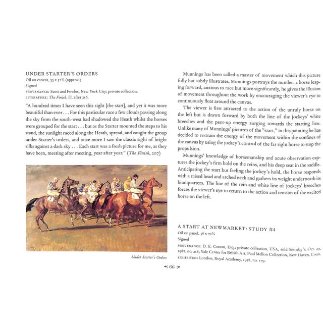 White The Mastery of Munnings Sir Alfred J. Munnings 1878-1959 For Sale - Image 8 of 9